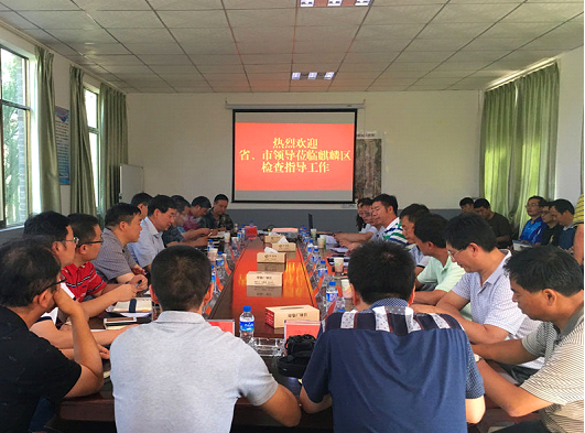 住建廳副廳長蔡葵及國開行副行長尹舒?zhèn)ドW臨曲靖南部新城項(xiàng)目指揮部調(diào)研