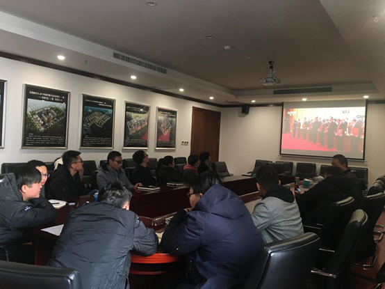 建工地產(chǎn)組織集中觀看慶祝改革開(kāi)放40周年大會(huì)