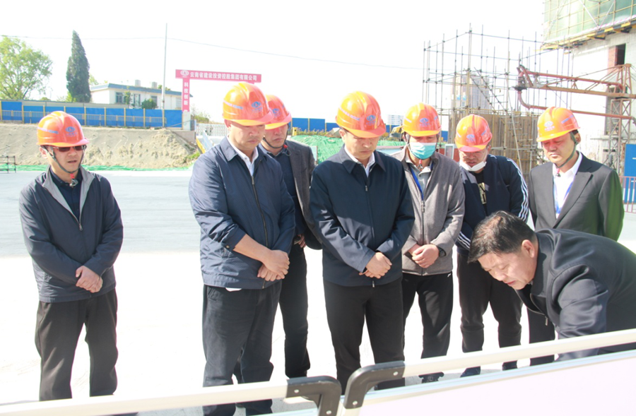 曲靖市副市長劉本芳到印染廠項(xiàng)目調(diào)研