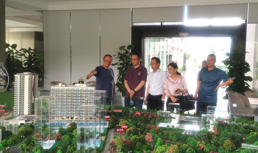 建投集團紀委委員、巡察辦主任楊光雷到元江·冬日戀曲項目巡察