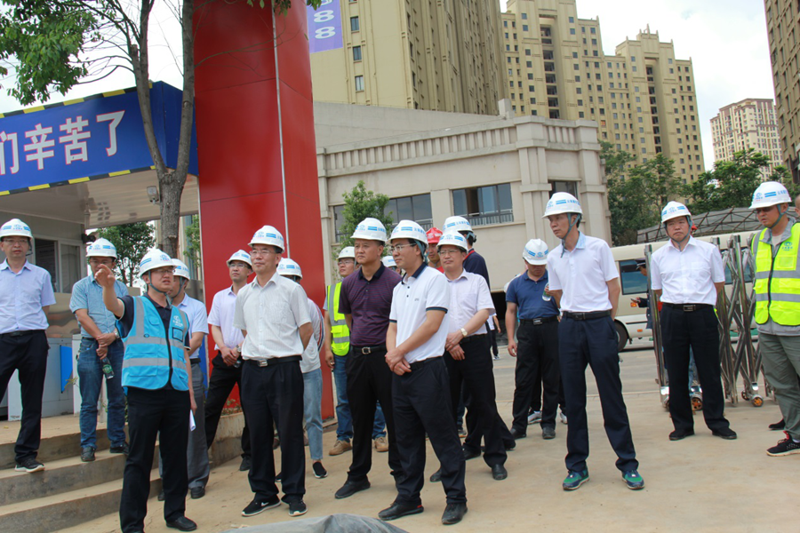 宣威市委書記朱黨柱調(diào)研宣威棚改項目