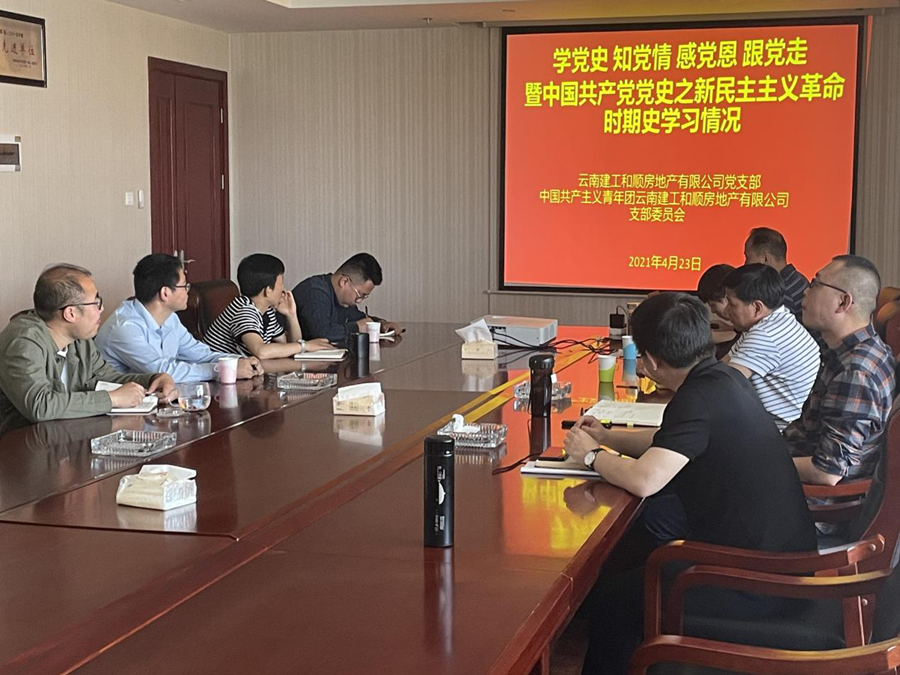和順地產(chǎn)黨支部開展黨史學(xué)習(xí)教育活動(dòng)