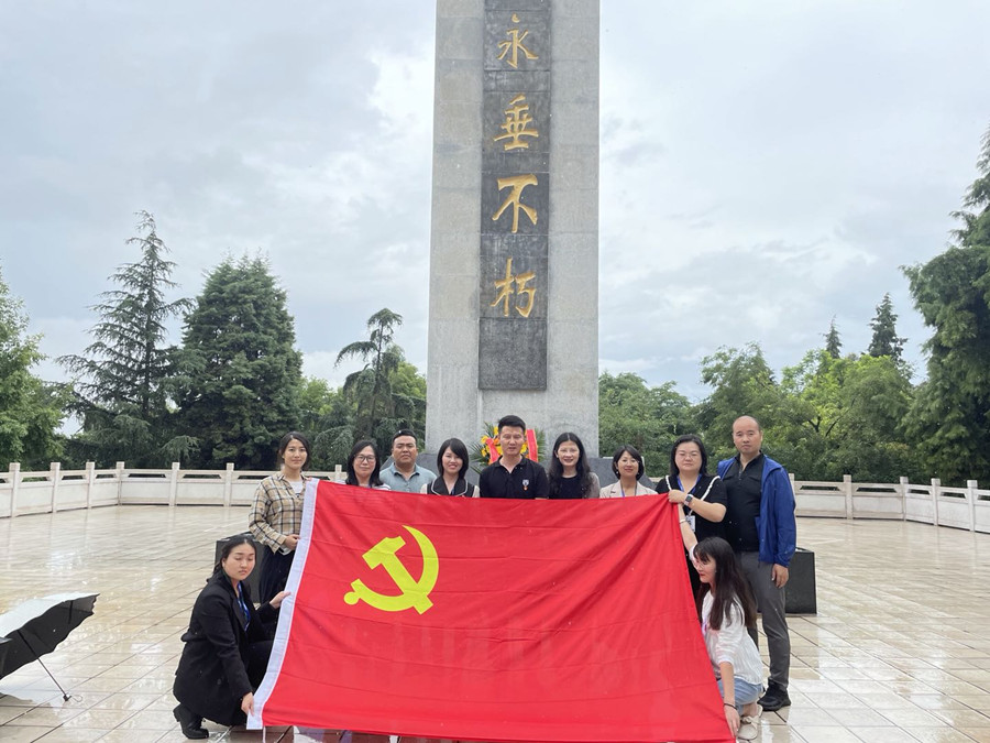 商銳公司黨支部組織參觀呈貢黨建文化公園