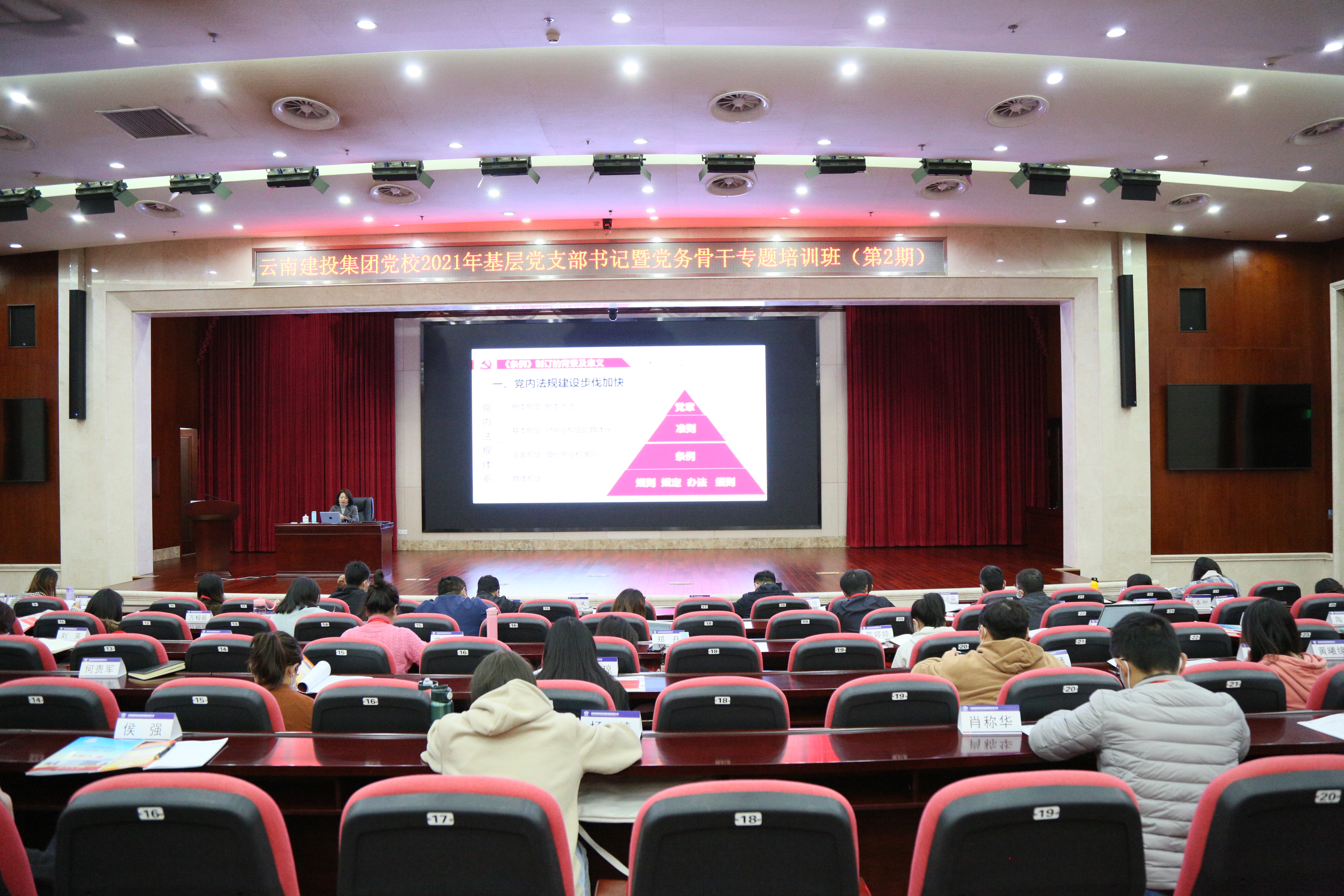 公司舉辦2021年基層黨支部書記暨黨務(wù)骨干專題培訓(xùn)班