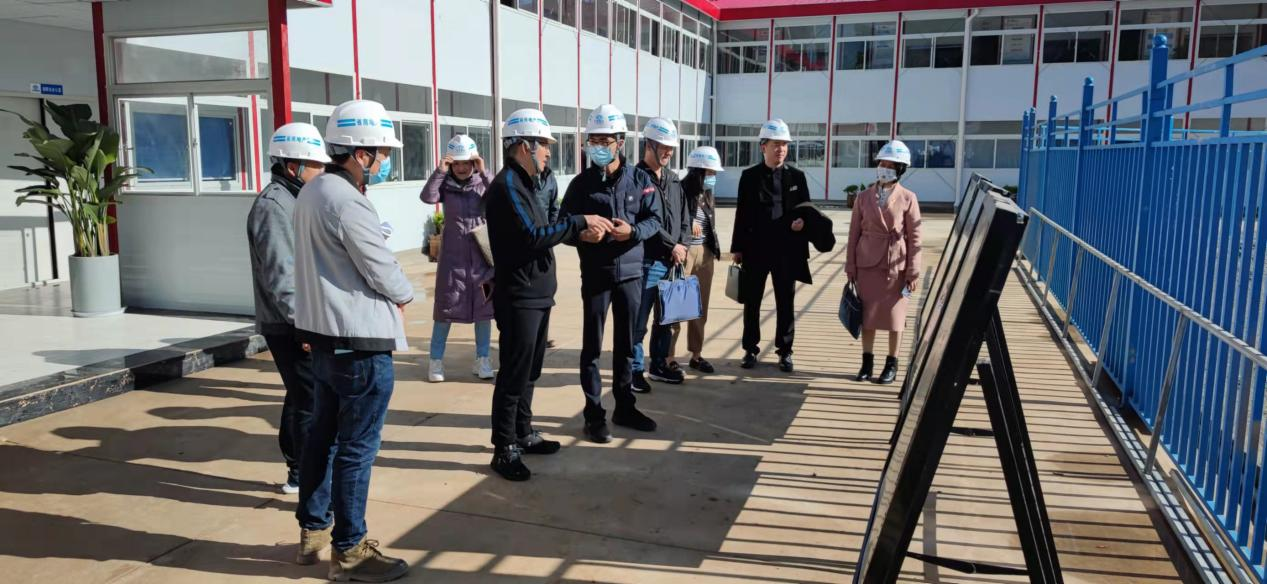 王紅國到華澤公司檢查指導