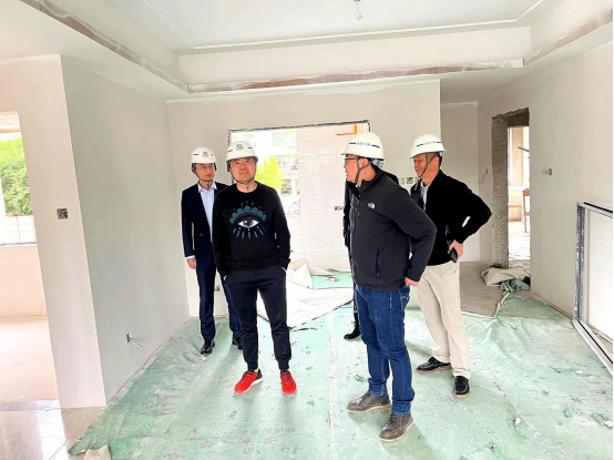 溥睿到安居和苑項(xiàng)目檢查指導(dǎo)  