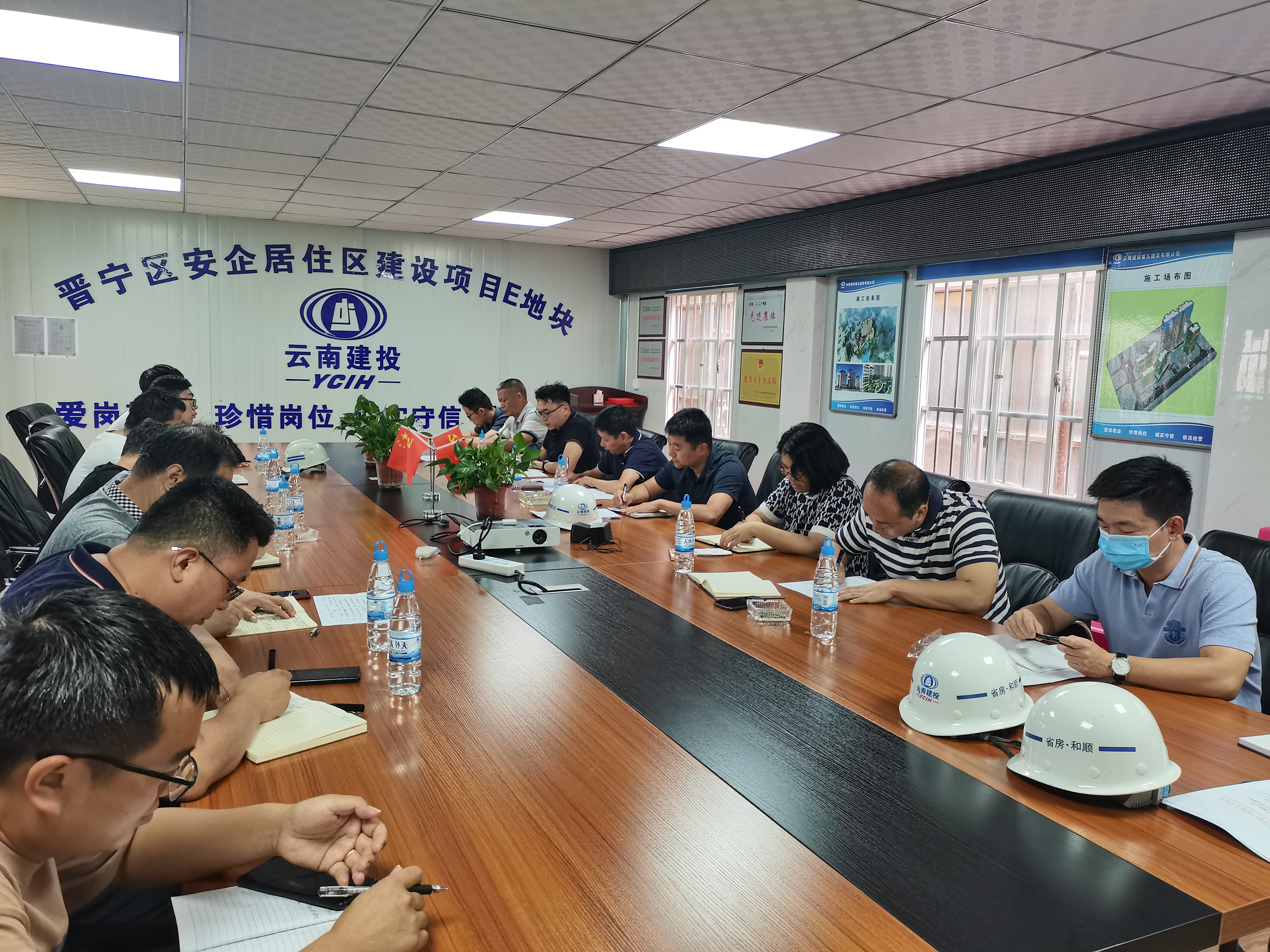 溥睿到晉寧安居和苑項目開展安全生產(chǎn)專項檢查