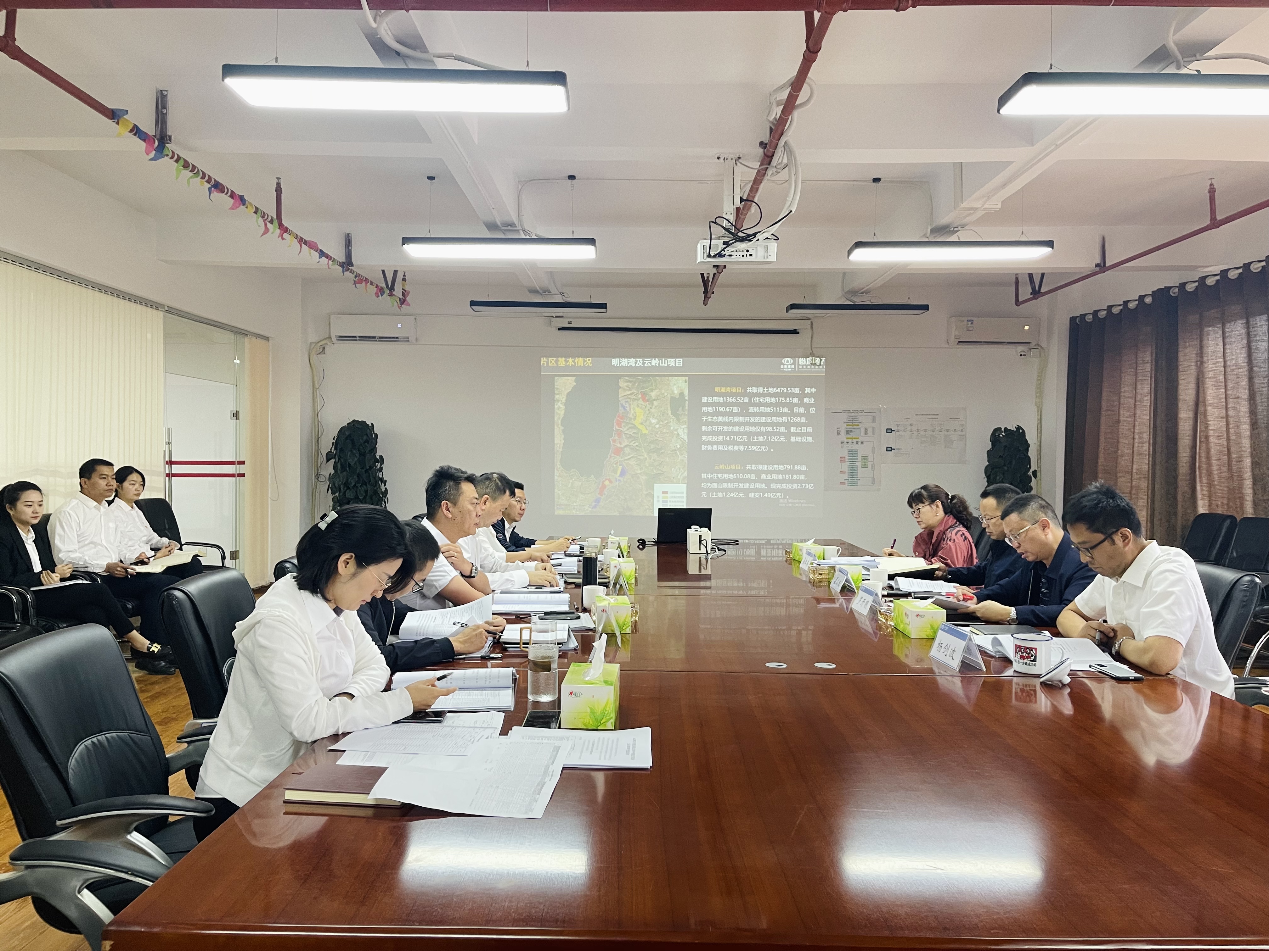 羅開明到陽宗海片區(qū)檢查指導