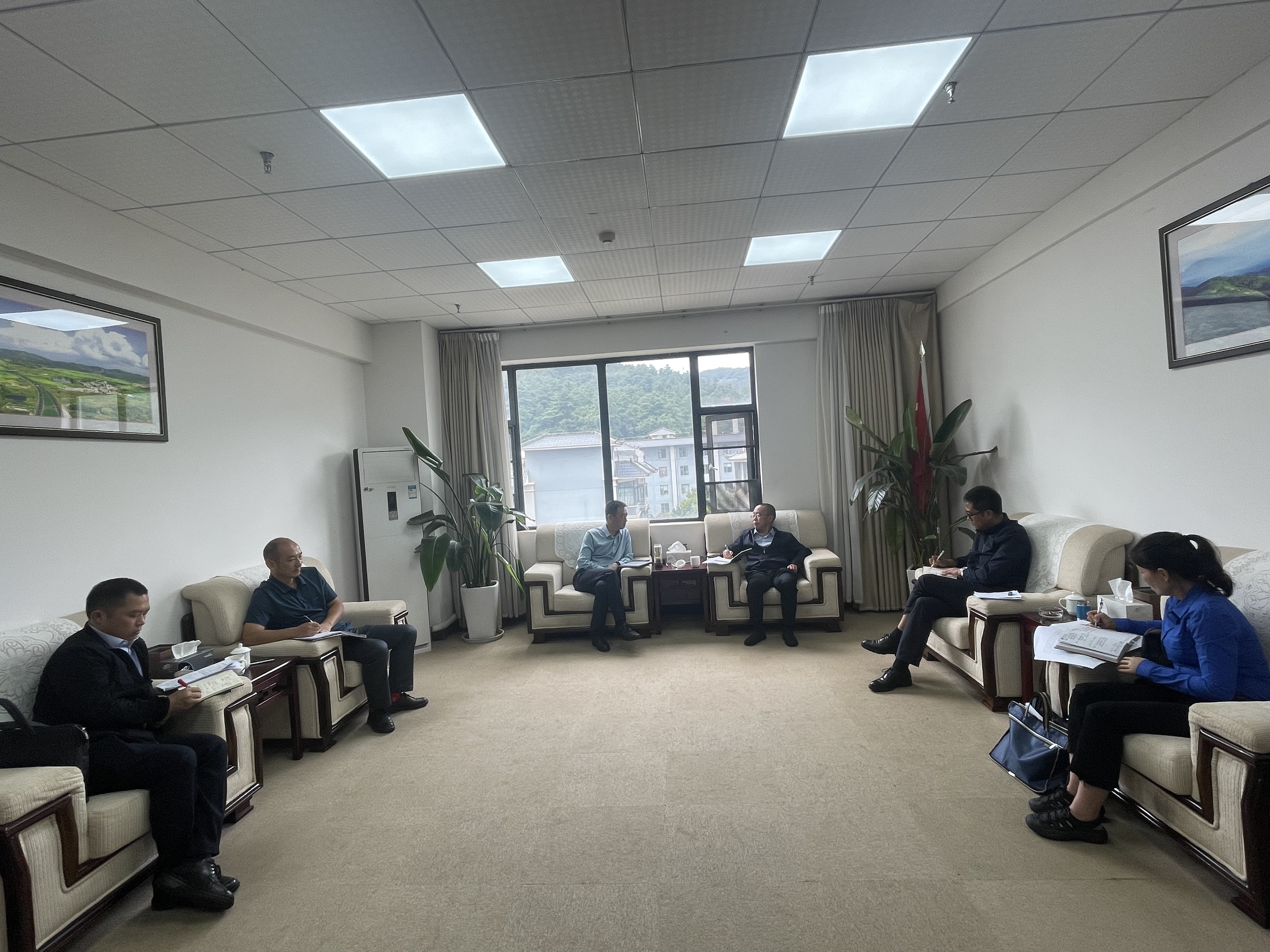 公司與陽宗海管委會交流座談  